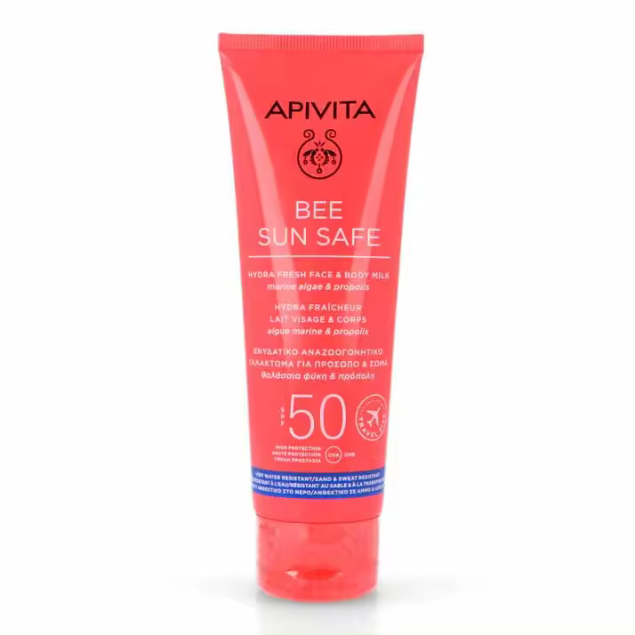 Apivita Bee Sun Safe Hydra Fresh Leche Spf50 100 Ml - 1