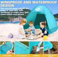 Carpa Playa Tienda de Campaña Playa Bebe UV 50 Sombrilla Pop Up 200*150*110 Cm 2-3 Personas Beach Tent Camping Playas Parques - details 4