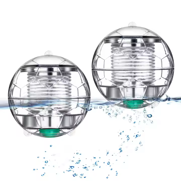 2 piezas de luz solar flotante que cambia de color impermeable para piscina trasera - 1