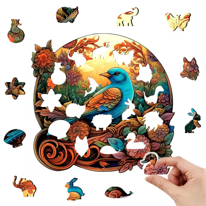 Puzzle 3D De Madera Con Desecho De Picapinos Juguete Educativo Para Niños Y Adultos Regalo Personalizado Para Educar Y Divertir - 1