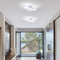 Panel de Tecnología LED Moderno, Tecnología LED 20W Blanco Moderno, Tecnología de Decoración Floral para Dormitorio Cafetería, Pasillo Balcón, 24 x 11CM, 6500K Blanco [Clase de Eficiencia Energética] - details 8