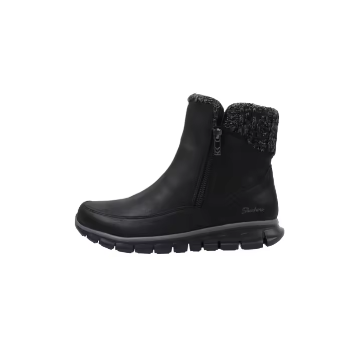 Skechers SYNERGY Bota Plana Mujer Negro - 1
