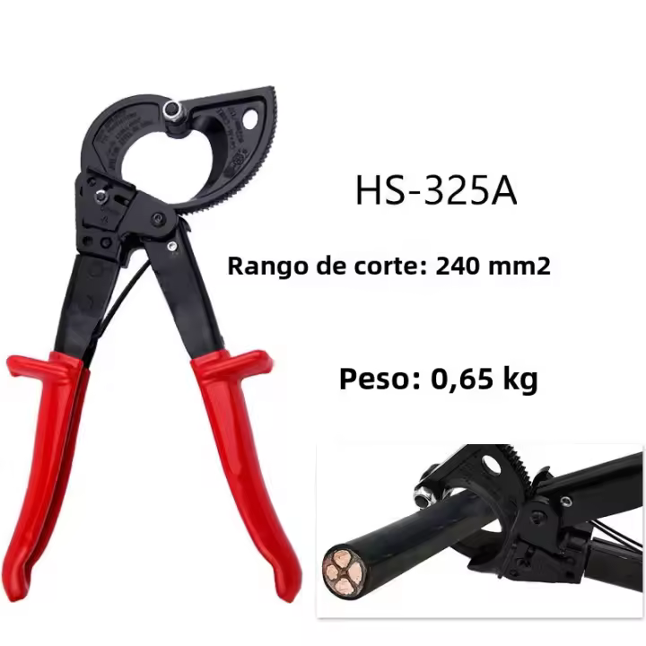 Cortador De Cables Con Engrosadora Herramienta De Corte De Alambre De Alta Resistencia Para Aluminio Y Cobre Hasta 400mm² - 1