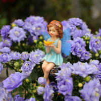 Juego De Flores Fae Para Decorar Un Ambiente Relajante Con Micro Paisajes De Macetas Adorno De Verano Para Exterior Estilo Fairy - details 12