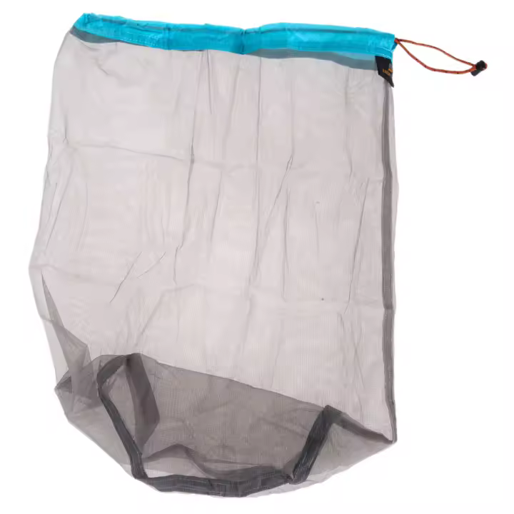 Bolsa De Almacenamiento Ultraligera De Malla Para Senderismo Y Escalada Bolsa De Limpieza Deportiva Con Cordón Para Camping S-XXL Unisex - 1
