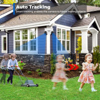 Cámara De Seguridad IP 4K Dual PTZ 8MP Con Zoom Digital 10X WiFi Exterior Vigilancia Cámara HD 4MP CCTV iCam365 APP Detección De Humanos - details 7