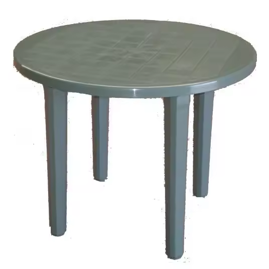 MESA REDONDA 90 CM VERDE BRONCE 4024 GARDENLIFE - 1