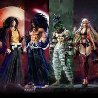 Figura De Acción Anime Demon Slayer Kimetsu No Yaiba Daki Kokushibo Inosuke Modelo Juguetes Para Regalo De Boys Escala 1/60 PVC - details 0