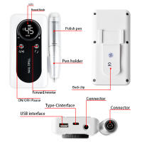 Máquina De Uñas Eléctrica Recargable 45000 RPM Con Conjunto De Corte Y Archos Kit De Archos De Uñas Portátil Para Salon De Uñas - details 5