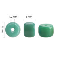 60Pcs 6x8mm Mixed Crystal Glass Beads Espaciadores Cilíndricos Para Manualidades Joyería DIY Collares Pulseras - details 1