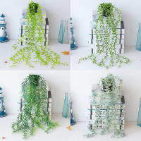 Plantas Artificiales Colgantes Con Maceta Vinateras Decorativas Para Escritorio Exterior Oficina Sin Personalizar Material Plástico - details 7