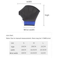 Guantes De Natación Neopreno Para Saltamontes Equipamiento De Natación Y Snorkel Palmas De Mano Con Reducción Resistente a Rasguños Para Diversión En El Agua - details 0