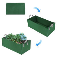 Bolsas de Jardín Portátiles para Cultivo en Color Sólido Forma Cuadrada Ideal para Plantar Zanahorias Zapatillas de Aceituna - details 1