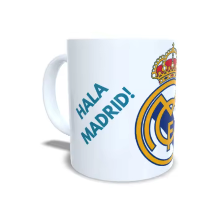 Taza “Hala Madrid” – Real Madrid C.F. | Cerámica – 350 ml Desayuno Stamina - 1