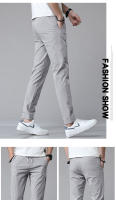 Pantalones De Correr Para Hombre Pantalones Casuales De Verano Transpirables Y Secado Rápido De Seda De Hielo Con Cintura Elástica Estilo Deportivo Pantalones De Rodilleras - details 11