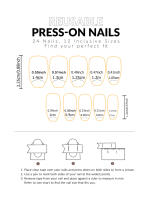 Uñas Postizas Francesas Cortas 24 PCs Con 1 Jelly Y 1 Archivo De Uñas Material ABS Estilo Diverso Sin Químicos De Alta Importancia - details 29