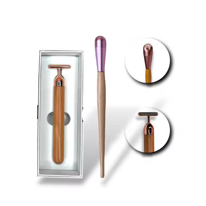 OPAL BEAUTY - 2 EN 1- Beauty Bar Masajeador Facial y Contorno de Ojos - Herramientas de Masaje Facial para Cuidado de la Piel y Ojos, Regalo Ideal para Mujer, Reduce Hinchazón, Reafirma y Tonifica, Perfecto para Rutinas de Belleza y Relajación Diaria - 1