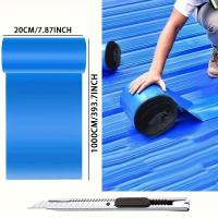 Cinta Adhesiva Autoadhesiva Impermeable Y Resistente Al Calor 393.7 Pulgadas Para Reparación De Tejas Muros Y Fugas Corte Con Navaja De Arte - details 4