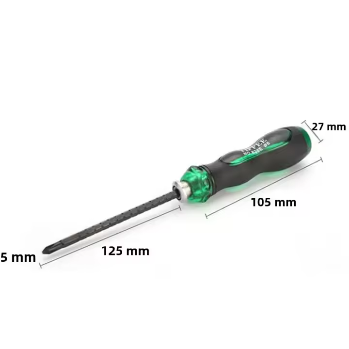 Destornillador Magnético Multifuncional Telescópico Antideslizante Herramienta De Reparación Doméstica Con Mango Y Cabezas De 4/5/6mm - 1