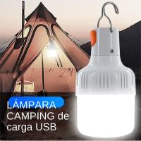 Bulbo LED Portátil Recargable Por USB Lámpara Móvil Super Brillante Para Camping Noche Emergencia Con Gancho Para Saco De Dormir Y Mercado - details 5