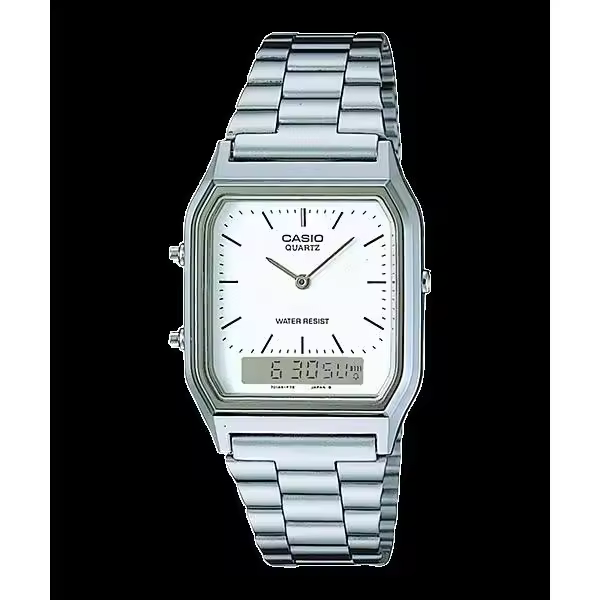 Reloj Casio AQ-230A-7 - Elegancia Atemporal con Diseño Dual Analógico y Digital - 1