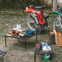 Mesa Plegable Ligera Y Duradera Para Camping Y Viajes BBQ Picnic Equipamiento Portátil Simple Y Antiviento De Aleación De Aluminio - details 10