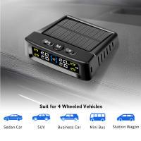 Alarma De Presión De Neumáticos Para Coche Con Pantalla Digital Colorida Y 4 Sensores Externos Impermeables Sistema De Monitoreo De Presión De Neumáticos Solar TPMS - details 12