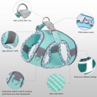 Harnés Para Perros De Correa Reflectante Y Transpirable Ajustable Ropa De Vestir Para Paseos Al Aire Libre Material De Poliéster - details 8