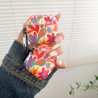 Funda Protectora Para AirPods Con Flores Coloridas Compatible Con Modelos 4 3 2 1 Pro2 pro Funda Suave De TPU Para Auriculares - details 9