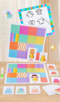 Juego De Tablero Educativo Interactivo Para Niños Montessori De Pensamiento Lógico Con Vestidos Juguete De Motor Fino Y Rompecabezas Tema De Animales Y Deportes Adecuado Para Edad 3-6 - details 0