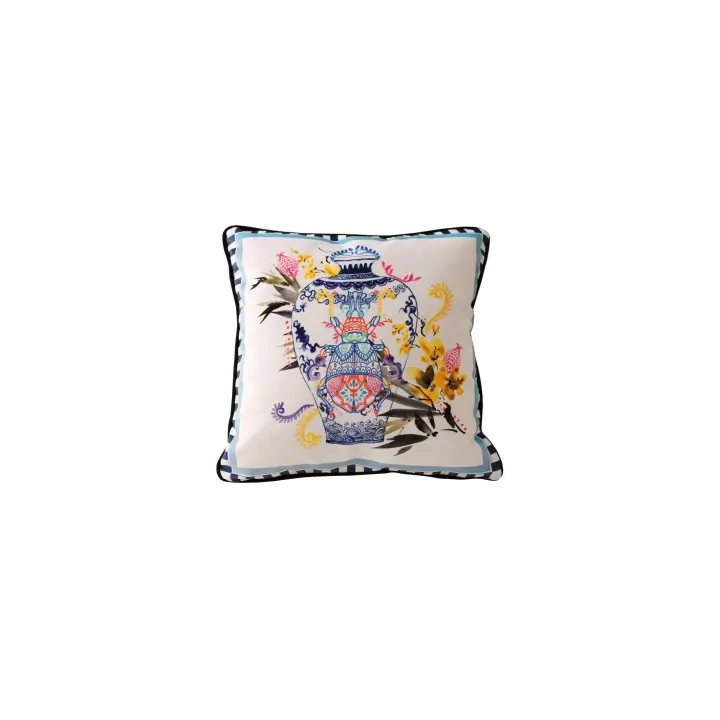 Cojín GAO-1 de Tacto Aterciopelado - 45x45 Cm - Incluye Relleno - 100% Poliéster - 1