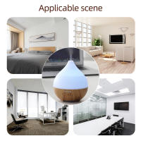 Humidificador de interior con difusor de aceites esenciales, máquina de aromaterapia portátil USB de 140 ml con aroma a madera. - details 11