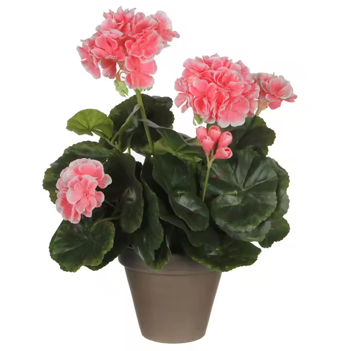 Planta Decorativa Mica Decorations PVC Geranio (11,5 x 33 cm) - 1