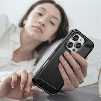 Funda Protectora de fibra de carbono para iPhone, carcasa antivolpes para iPhone 16 Pro Max - details 15