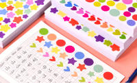 Pegatinas Coloreadas Para Niños Con Letras Números Puntos Corazones Y Estrellas Para Decoración De Álbumes Y Diarios Accesorios De Juguetes - details 9