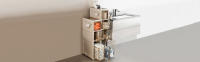 Organizador de Baño. Mueble Auxiliar de Baño con Ruedas y Cajones. Gabinete de Almacenamiento Estrecho. Armario Lateral Impermeable para Toallas de Baño. Armario Auxiliar de Baño. Cajonera Móvil. - details 1