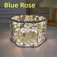 Lámpara De Espejo En Forma De Tulipán DIY Iluminación Nocturna 3D Hecha a Mano Regalo De Cumpleaños Con Luz LED - details 12