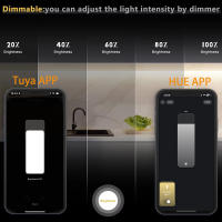Tira De Luz LED COB Flexible 5V USB Tuya Zigbee 3.0 1m-5m Blanco Cálido Regulable Para Decoración De Hogar Compatible Con Alexa Google - details 4