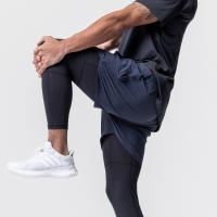 Nuevos Shorts Cortos Para Hombre Verano 2024 2-en-1 Casual Street Fitness Entrenamiento Secado Rápido Transpirable Running Shorts - details 20