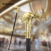 Bastón De Moda Elegante De 93cm Dorado Para Hombres Decorativo Y Práctico Con Punta De Goma Y Mango De Aleación De Aluminio - details 0