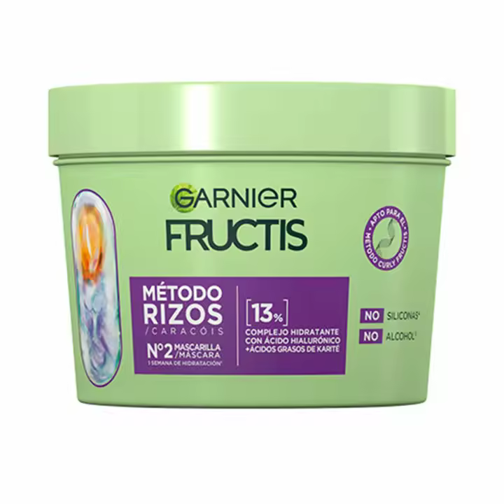 Mascarilla Hidratante Garnier Fructis Método Curly 370 ml - 1