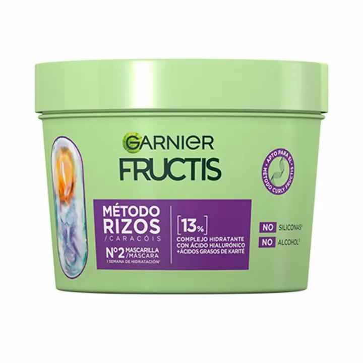 Mascarilla Hidratante Garnier Fructis Método Curly 370 ml - 1