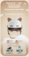 Casco De Motocicleta Eléctrico Con Protección De Orejas Certificado Dot Seguridad Universal Para Todas Las Estaciones Medio Para Adultos Estilo Medio Con Orejas De Gato - details 3