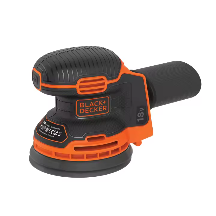 Black & Decker BDCROS18N-XJ lijadora portátil Lijadora orbital 12000 RPM Negro, Naranja - 1