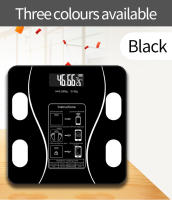 Escala De Peso Bluetooth Escamas Inteligentes Electrónicas BMI Análisis De Composición Precisión Alta Baño Negro Con Batería Medidor De Grasa Corporal - details 13