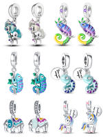 Encanto De Mariposa Cambio De Color Chameleon En Plata 925 Con Cuentas De Zirconia Para Pulseras Originales Y DIY Joyería Fina Regalos - details 0