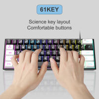 Teclado MageGee TS91 60% Compacto Con Teclas RGB Retroiluminadas Portátil Para Oficina Y Computadora Membrana Para Windows PC - details 2