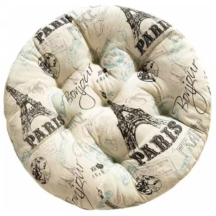 Cojín redondo para silla, 1 unidad, D 40 cm, cojín para asiento, cojín de tatami para el hogar, coche, silla de oficina, cojines para asiento - 1