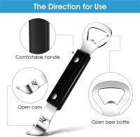 LMETJMA Abrebotellas Manual De Acero Inoxidable Pequeño Abre Latas Para Camping JT177 Eco-amigable Stockado - details 2