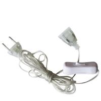 Cable De Extensión De Poder 3M 5M Para Luces Navideñas LED Con Interruptor Estándar EU/US Plug Cuerda De Luces De Navidad Para Cortinas - details 8
